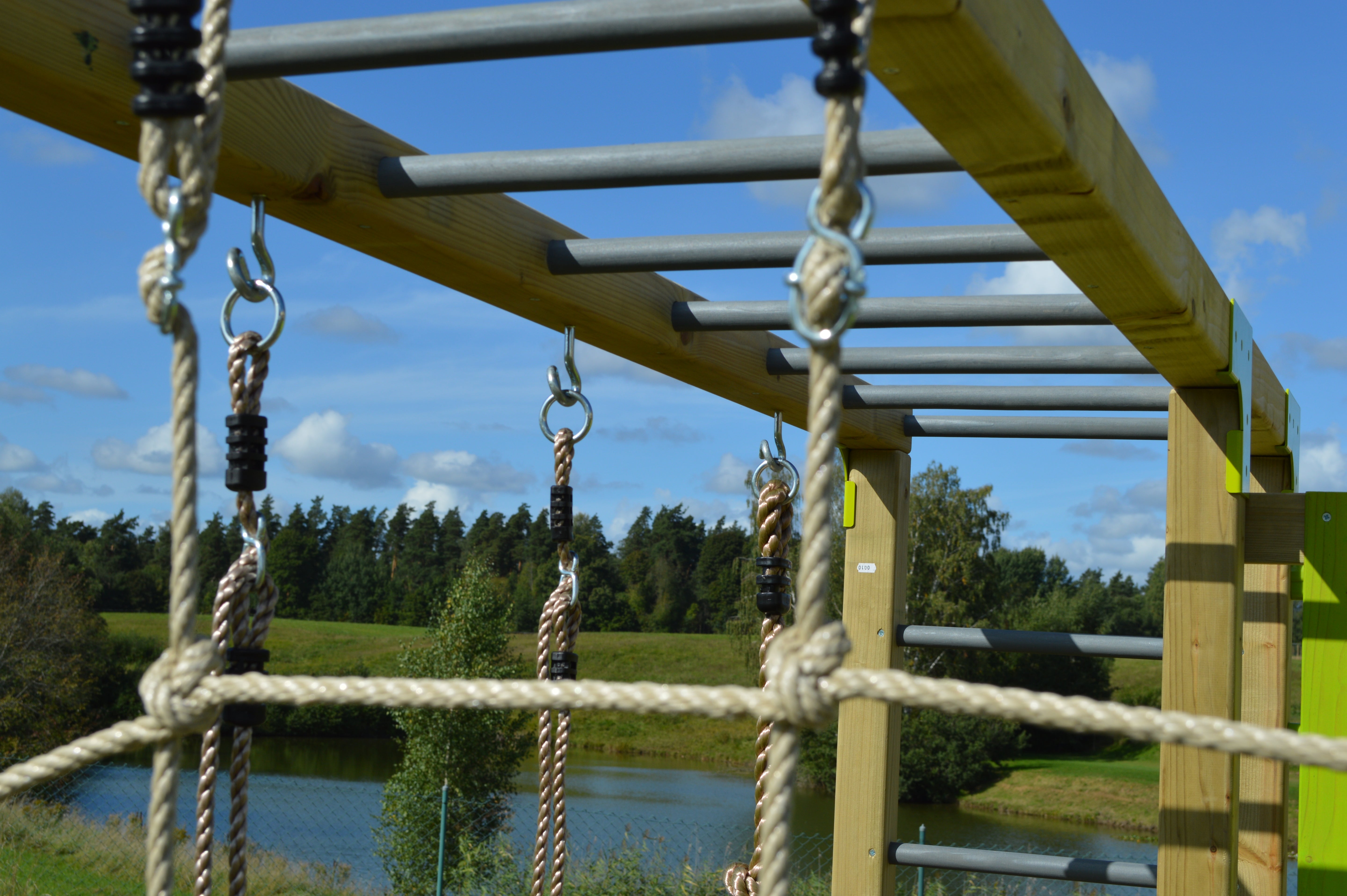 C2 Classic Playground with Slide and Gym Module