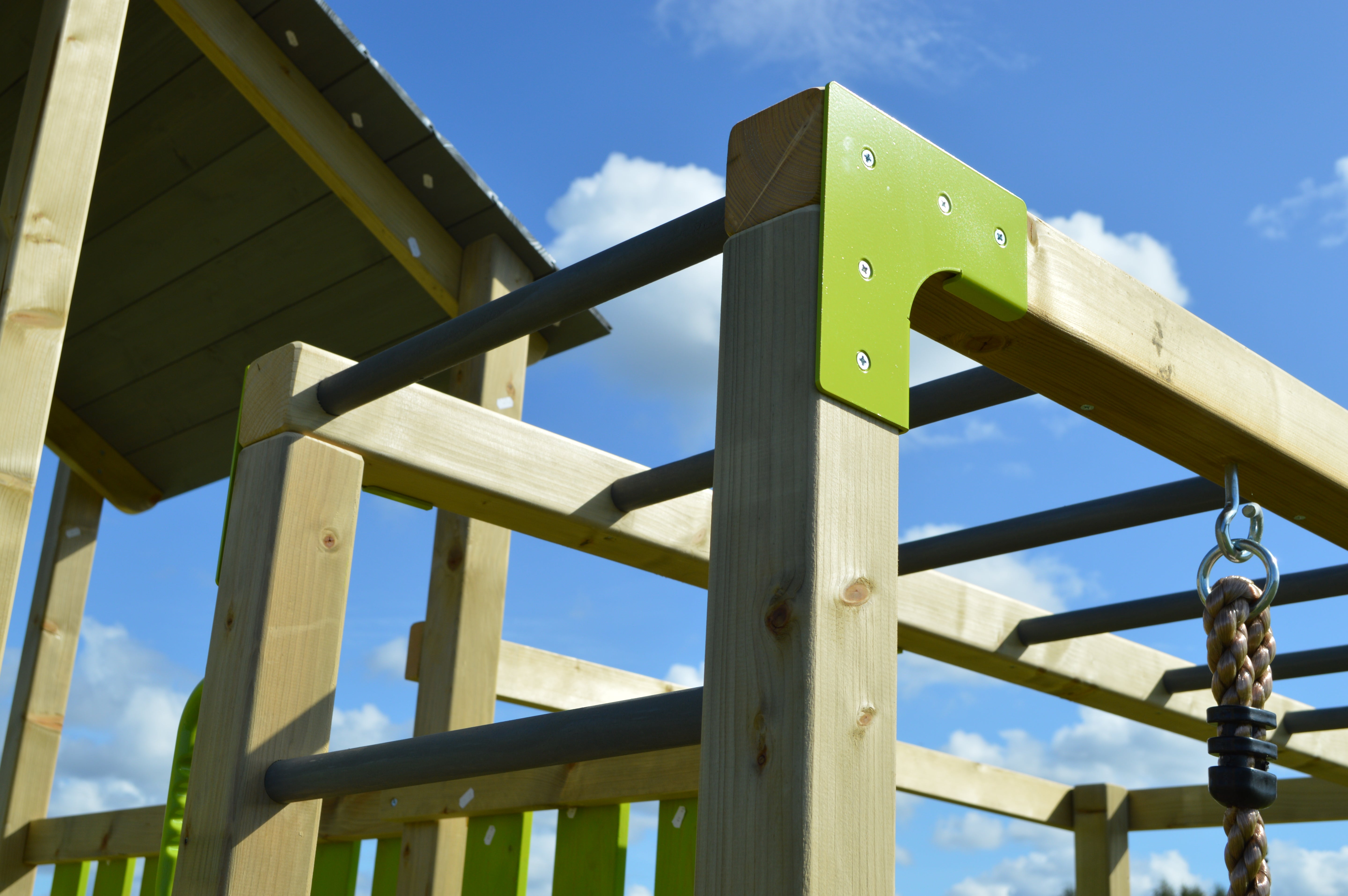 C2 Classic Playground with Slide and Gym Module