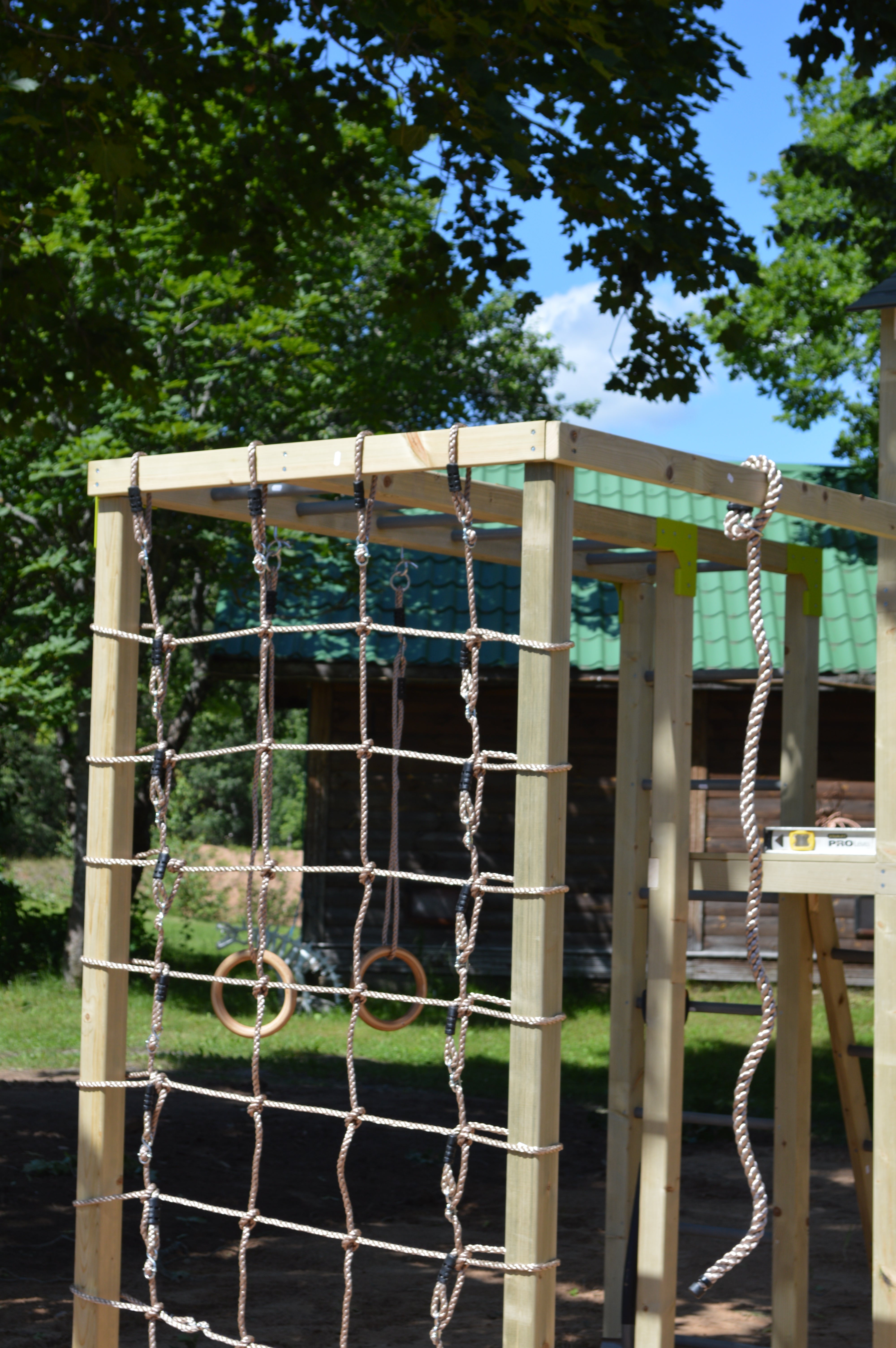 C2 Classic Playground with Slide and Gym Module