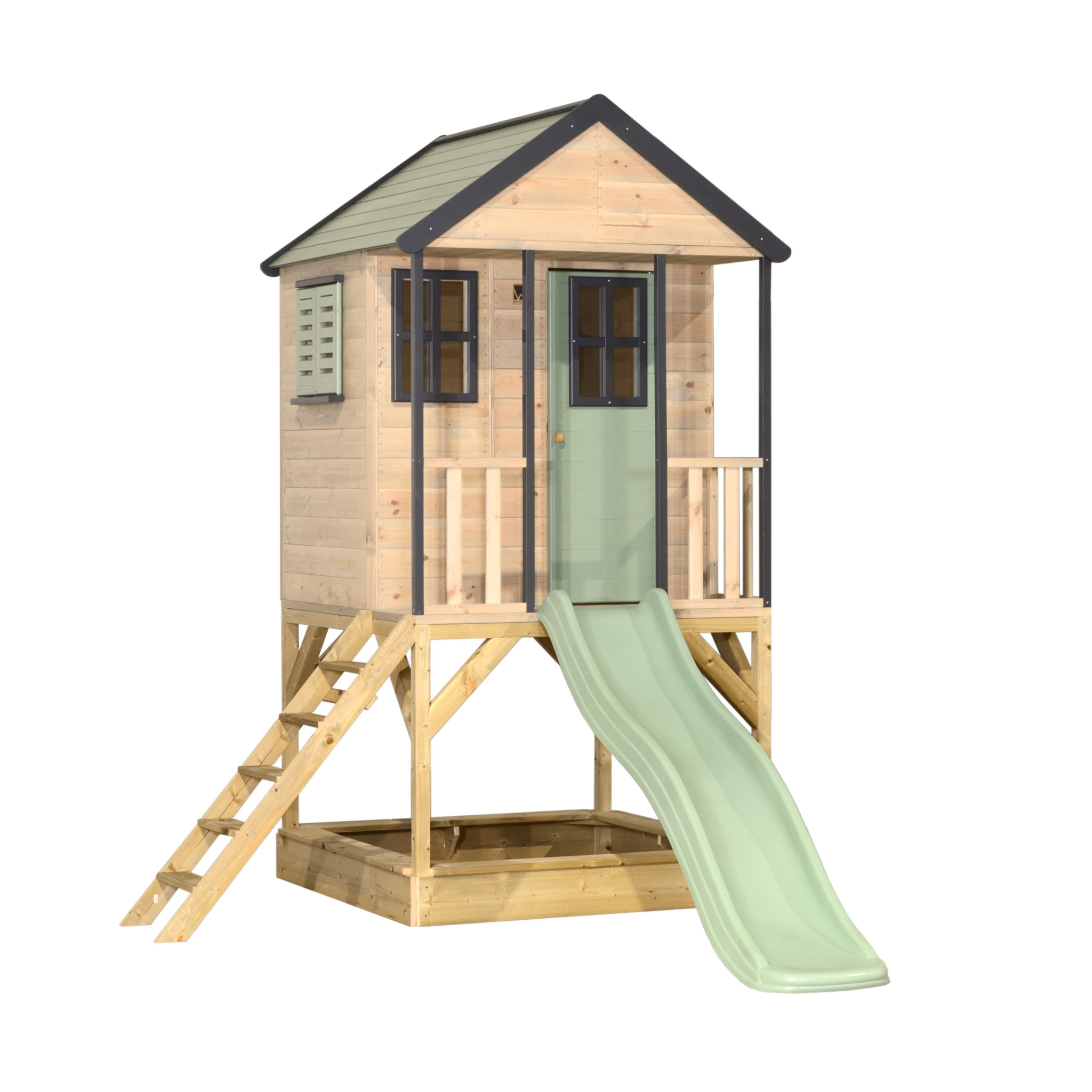 M48 Adventure Cottage House with Platform and Slide