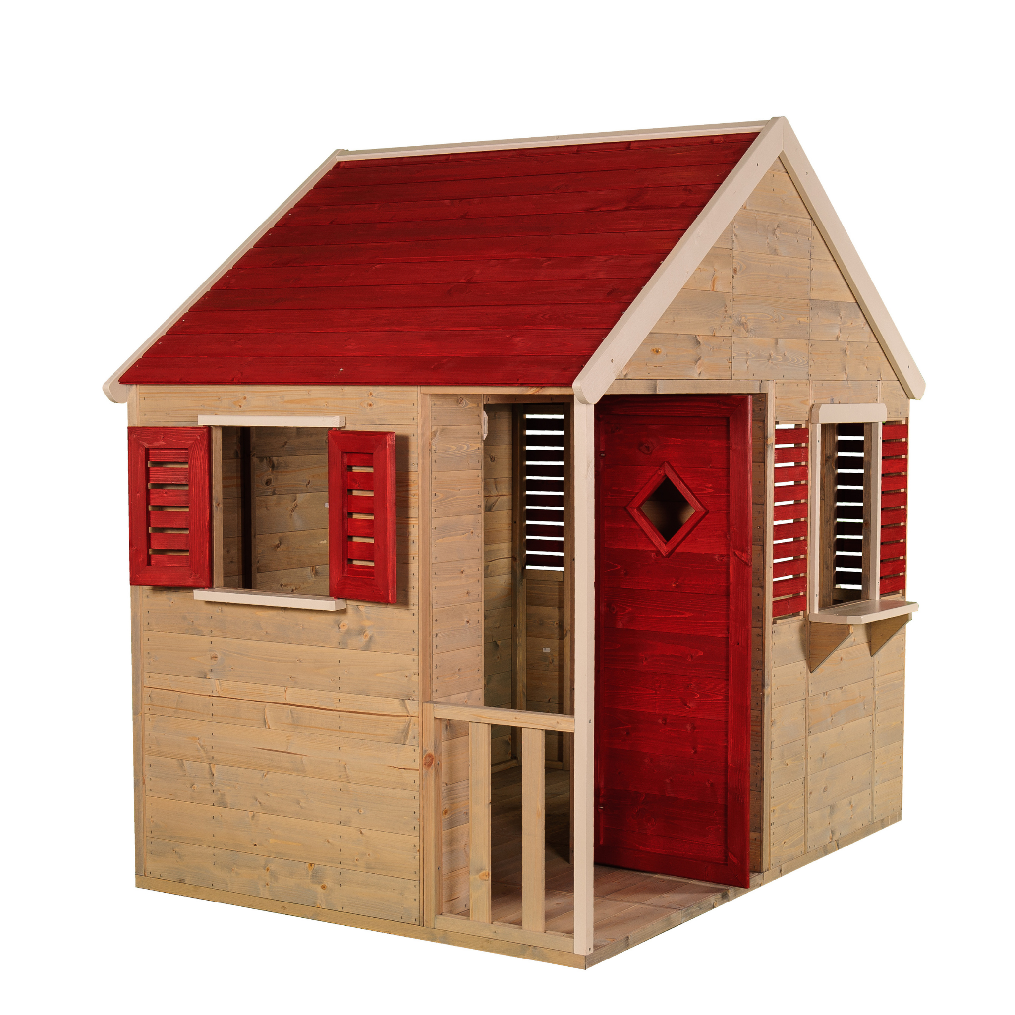 Wendi Toys M12R Playhouse Summer Villa Red