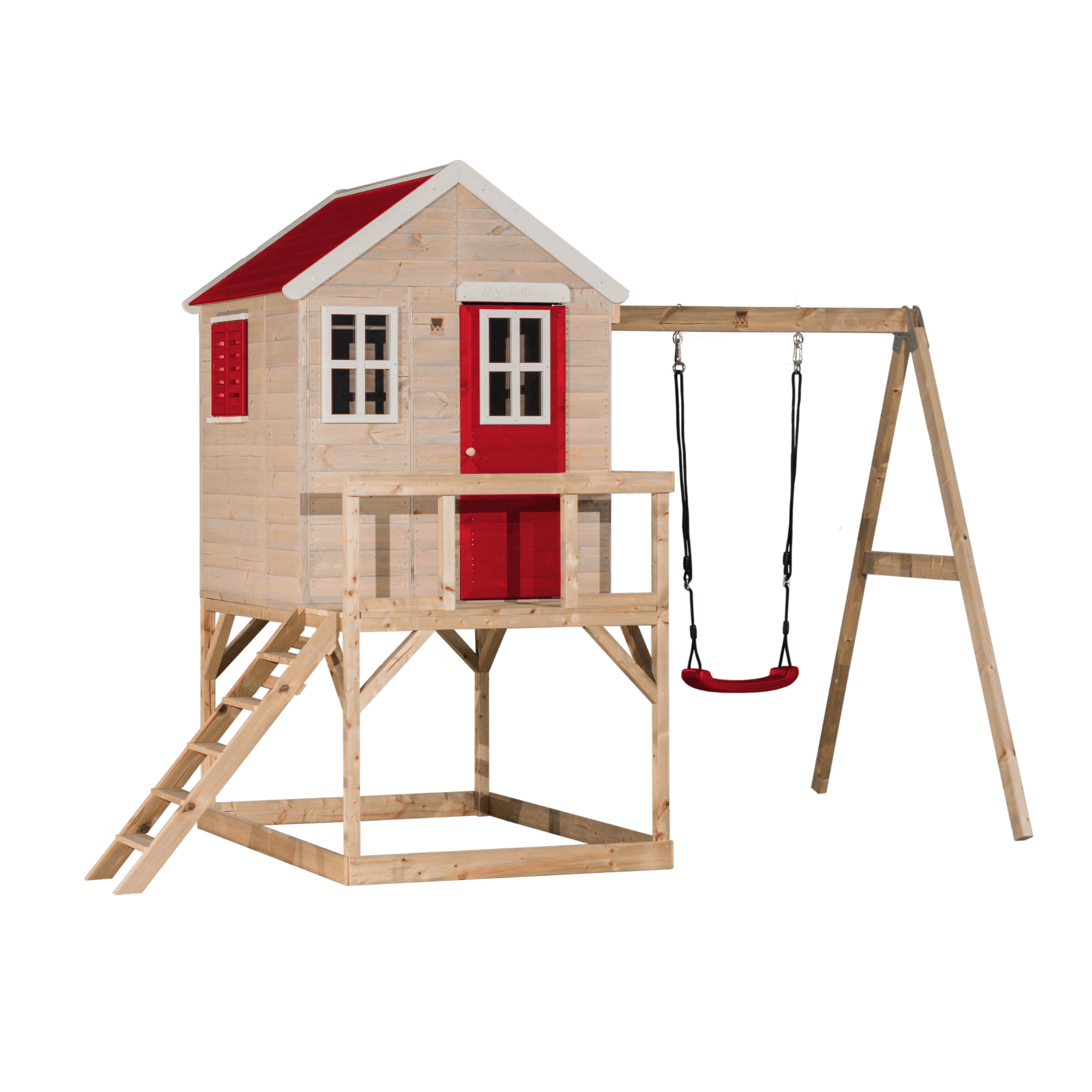Wendi Toys M23R My Lodge with Platform and Single Swing
