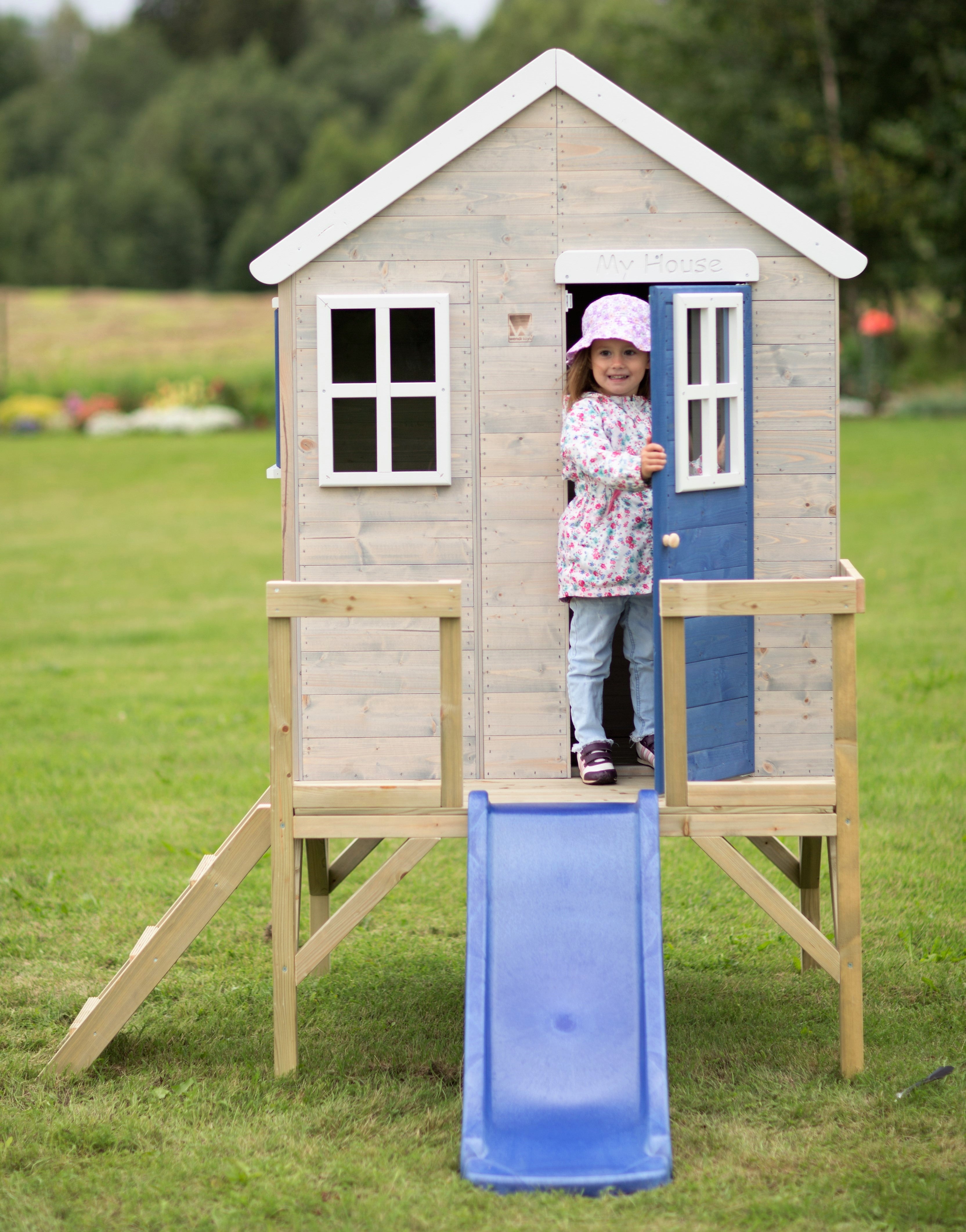 M26 Playhouse with Platform and Slide My Cottage