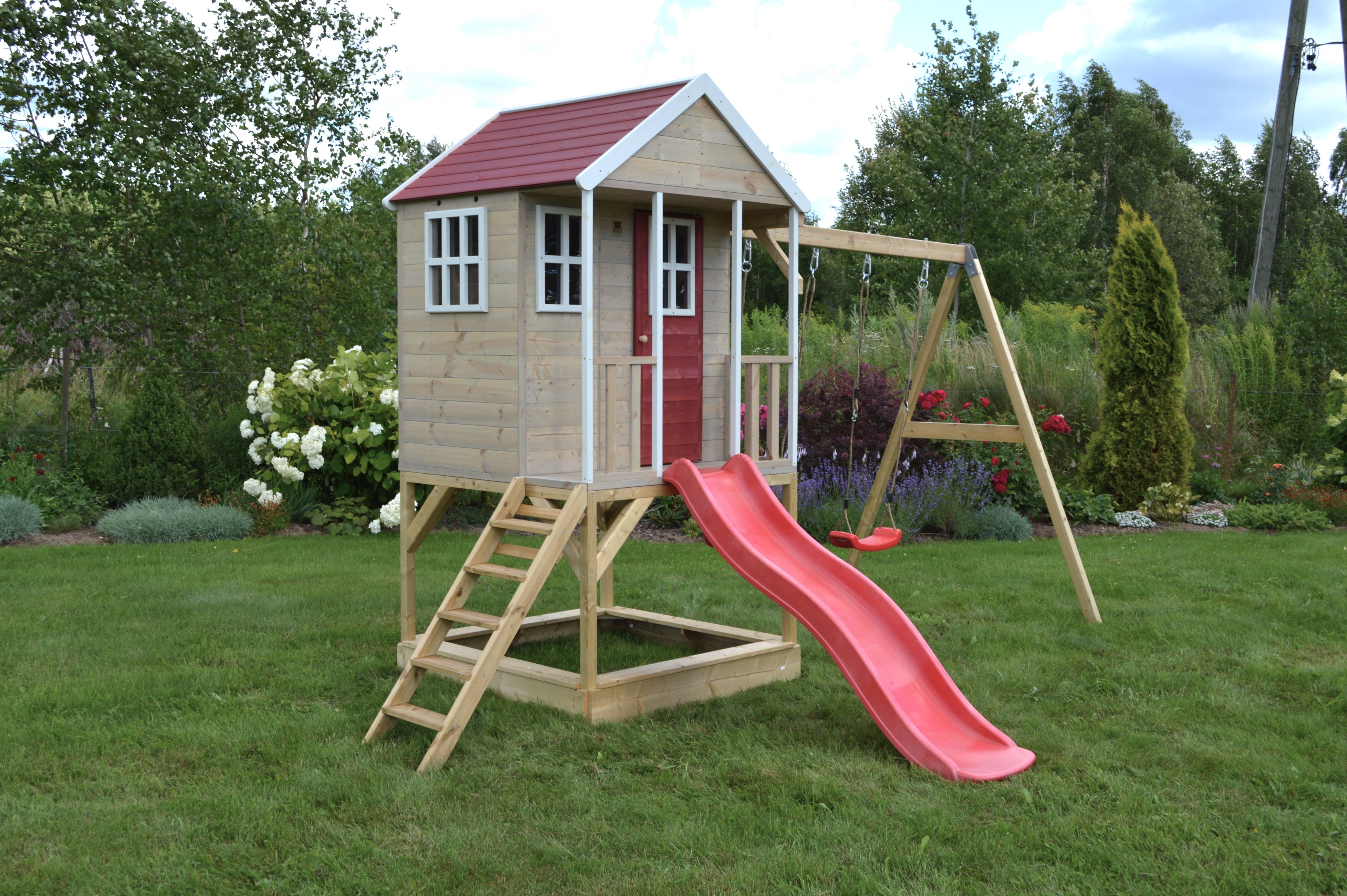 Wendi Toys M30R-G Nordic Adventure House with Platform, Slide and