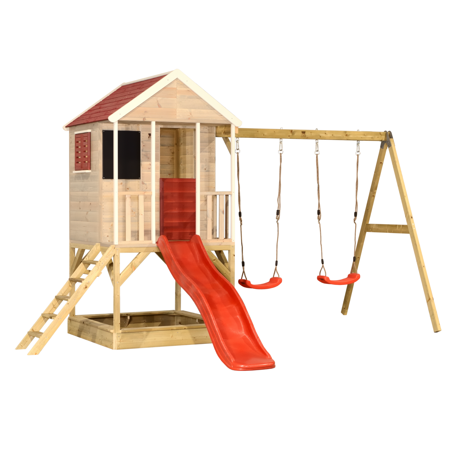 Wendi Toys M29R Summer Adventure House with Platform, Slide and