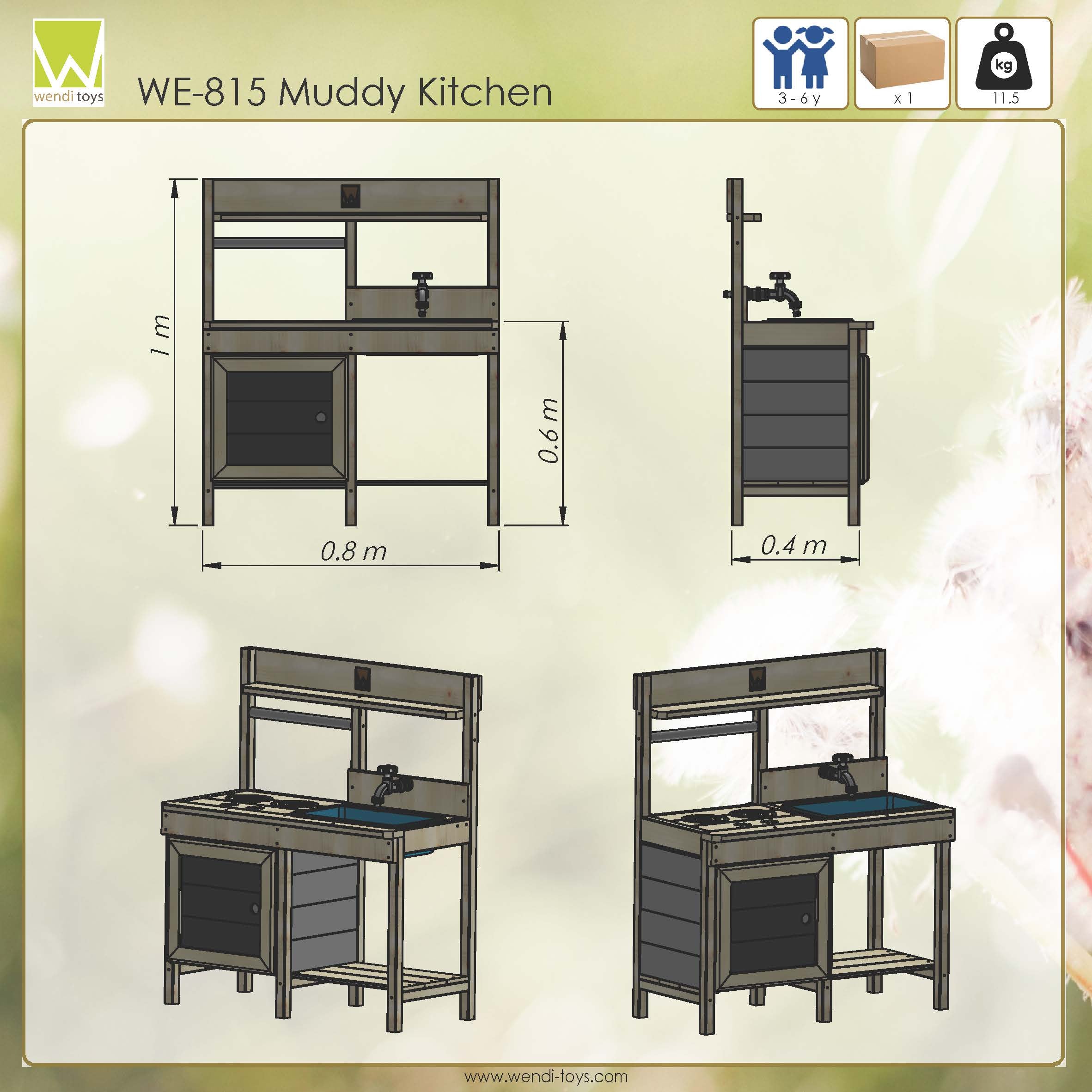 Wendi Toys K1 Muddy Kitchen